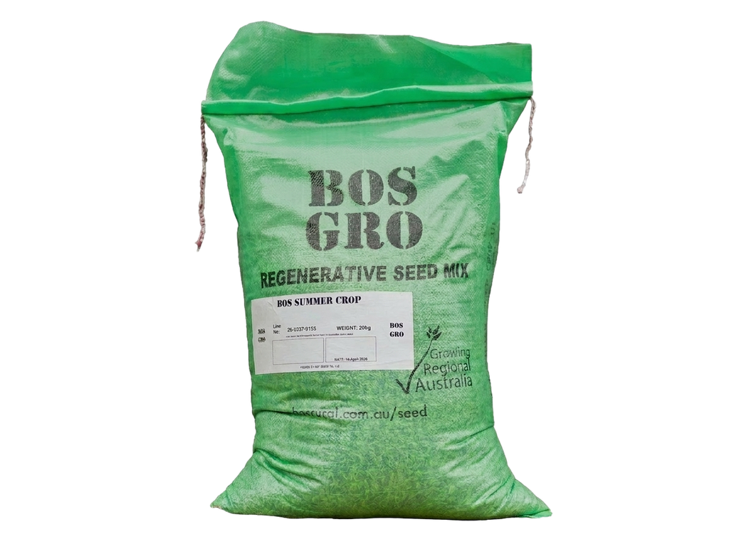 Bos Gro Summer Seed Cover Crop Mix 20kg Bag